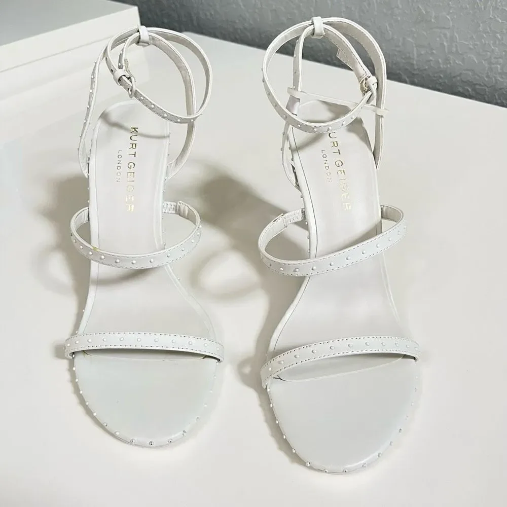 KURT GEIGER LONDON Portia Drench Stud‎ Embellished Strappy Sandals